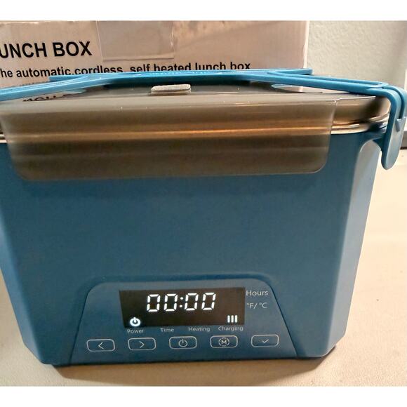 Cordless Electric Lunch Box, 1.2L Self Heating Lunch Box - Picture 5 of 16